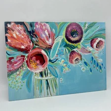 Flower Bouquet oil painting 10x14in on canvas hand painted