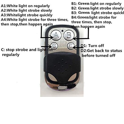 4pcs Green/White/Strobe Flush Mount Pods Cubes Led Work Lights SUV Off-road ATV - Picture 4 of 13