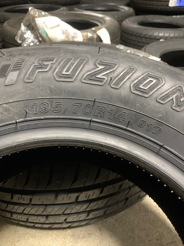 4 New 195 70 14 Fuzion Touring Tires - Picture 4 of 5