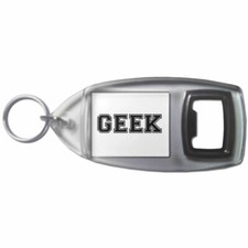 Varsity Geek Bottle Opener Key Ring Plastic (97mm x 47mm)