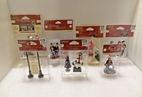 Lemax Holiday Village Collectibles Figurines Accessories 7 Lot 2001-2006.NIP - Picture 4 of 8