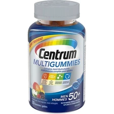 Centrum MultiGummies Men 50+ Multivitamin Multimineral Supplement 120 pcs NEW