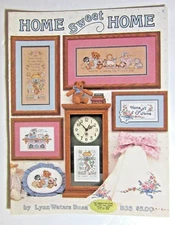 Graph-It Arts Home Sweet Home Cross Stitch Leaflet Book B 35 Lynn Waters Busa