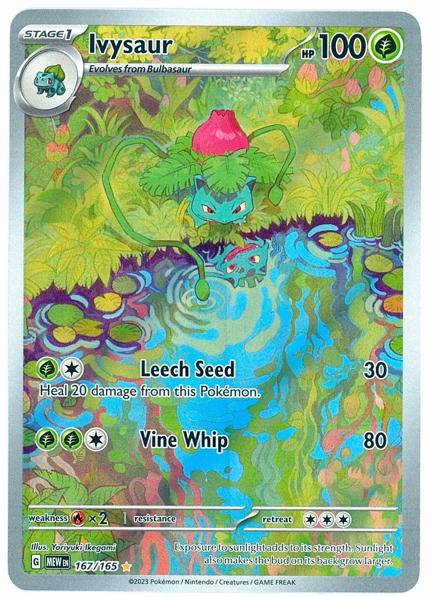 Preços baixos em Cartões TCG Ivysaur Pokémon | eBay