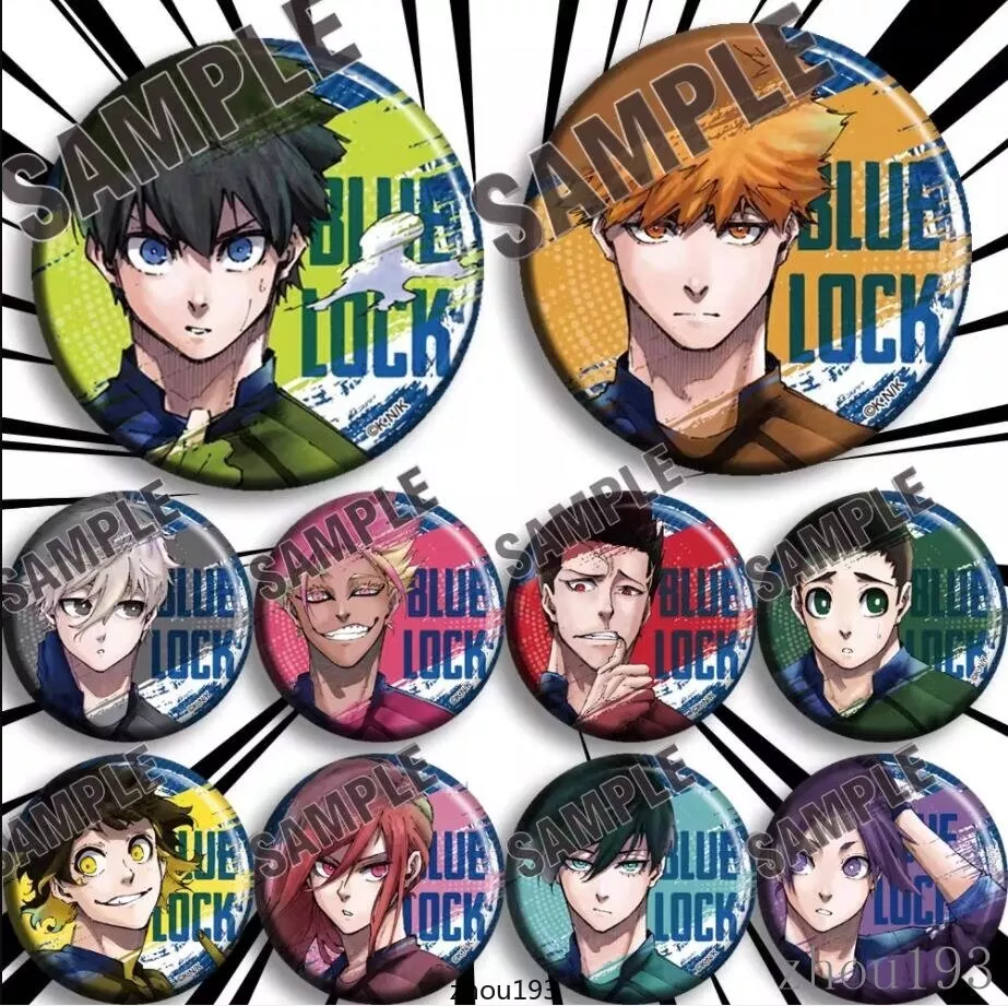 BLUE LOCK Character Style Buttons - CosplayFTW