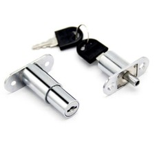 Single Open Door Latch Sliding Stainless Steel 1pcs Wardrobe Anti-Theft