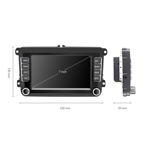 7" Android 10 Car Stereo Radio For VW Golf 5 6 Polo Passat Jetta GPS Navi Camera - Picture 11 of 12