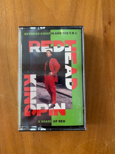 Redhead Kingpin And The FBI A Shade Of Red Cassette Tape 1989 Rap Hip Hop Vtg