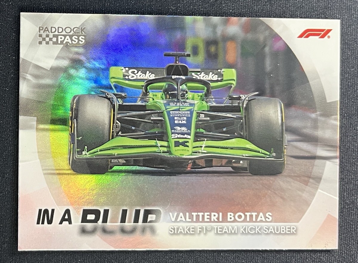 Valtteri Bottas 2024 Topps Paddock Pass F1 IN A BLUR #BL-13