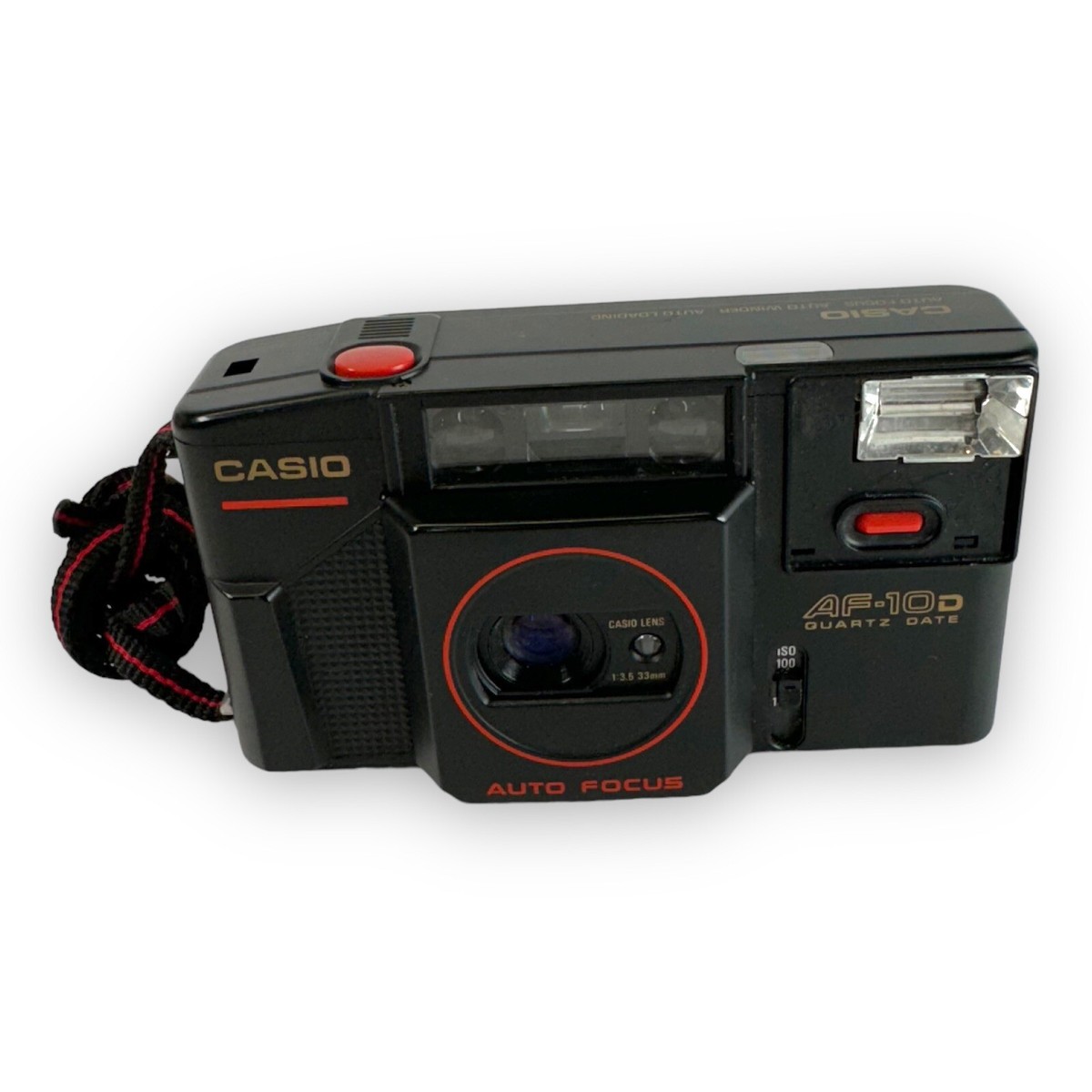 Casio AF-10D Quartz Date Film Camera For Parts Repair Untested
