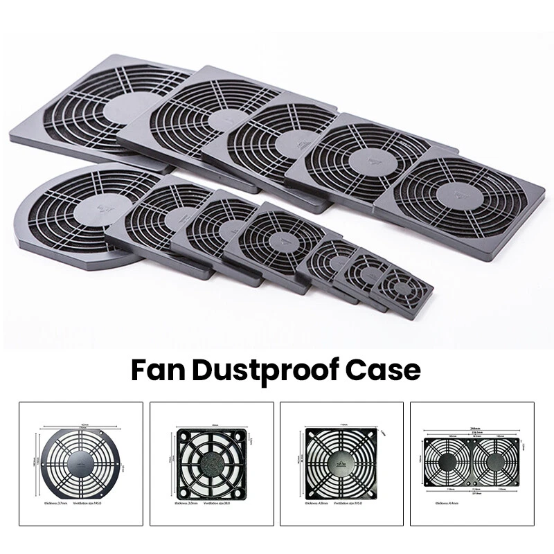 Fan Dustproof Case Guard Grill Protector Cover for PC Computer Fans Filter NEW - Image 2 of 4
