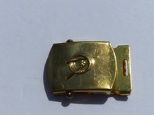 Used Vintage Explorer Scout Boy Scout BSA Solid Brass Belt Buckle for Web Belt