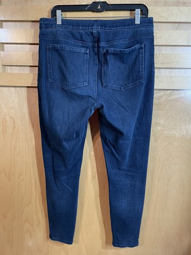 Spanx Damen Baumwollmischung Leggings Jeans Gr. XL zwei Gesäßtaschen Stretch blau - Bild 3 von 11