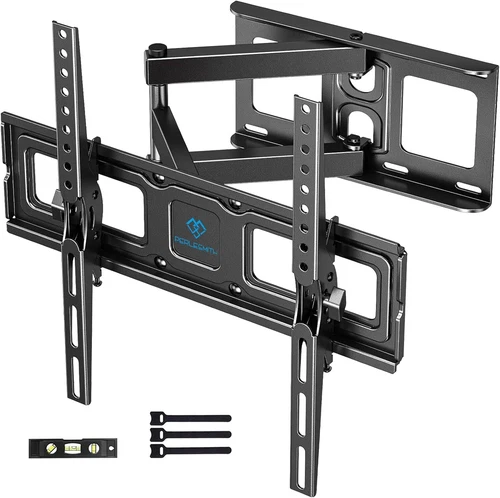 PERLESMITH TV Wall Bracket 26-60", Tool-Free Tilt, Spirit Level