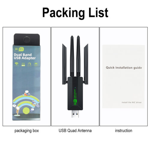 1200Mbps WiFi USB 3.0 Dongle Signal Extender Wireless Internet Repeater Booster - Picture 11 of 12