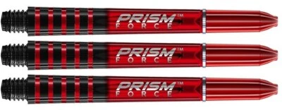 Winmau Prism Force Shäfte, Rot, 3 Stück Set, Short 35mm