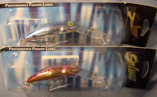 2 ~Salmo Bullhead Discontinued Size 5/8 oz BD8SDR RTS RED TAILED SHINER & VIKING