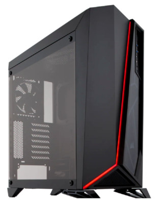 CORSAIR Carbide Series SPEC OMEGA Tempered Glass Mid Tower ATX Gaming Case Black
