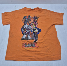 Vintage 1990s Yu-Gi-Oh yugioh Kids Youth Boys T-Shirt Character Anime Graphic