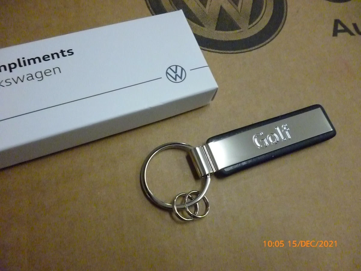 NEW GENUINE VOLKSWAGEN GOLF SILVER KEYRING 000087010R YPN eBay