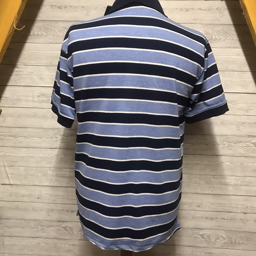 G Street Mens Polo Shirt Blue Cotton Size Medium M BNWT Short Sleeve - Picture 8 of 8