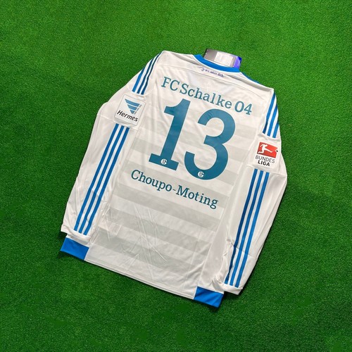 Choupo-Moting 15/17 Schalke 04 Away Jersey Player Issued Adidas Authentic - Picture 4 of 23