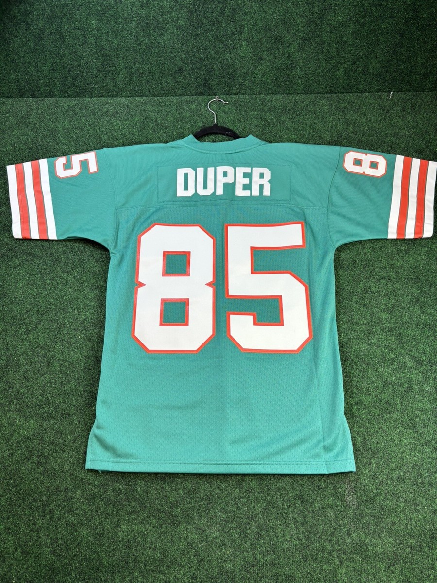 チームデミ　 1984年（YOKOHAMA    Dolphin） Miami Dolphins Mark Duper #85 Mitchell & Ness Men's Aqua 1984 NFL