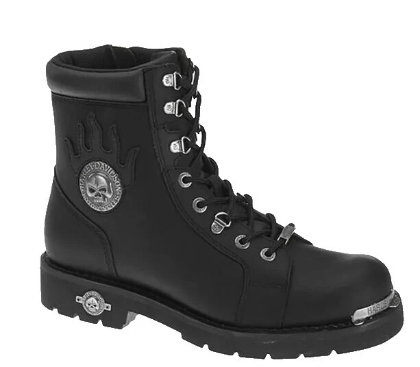 Harley-Davidson Black Biker Boots for Men