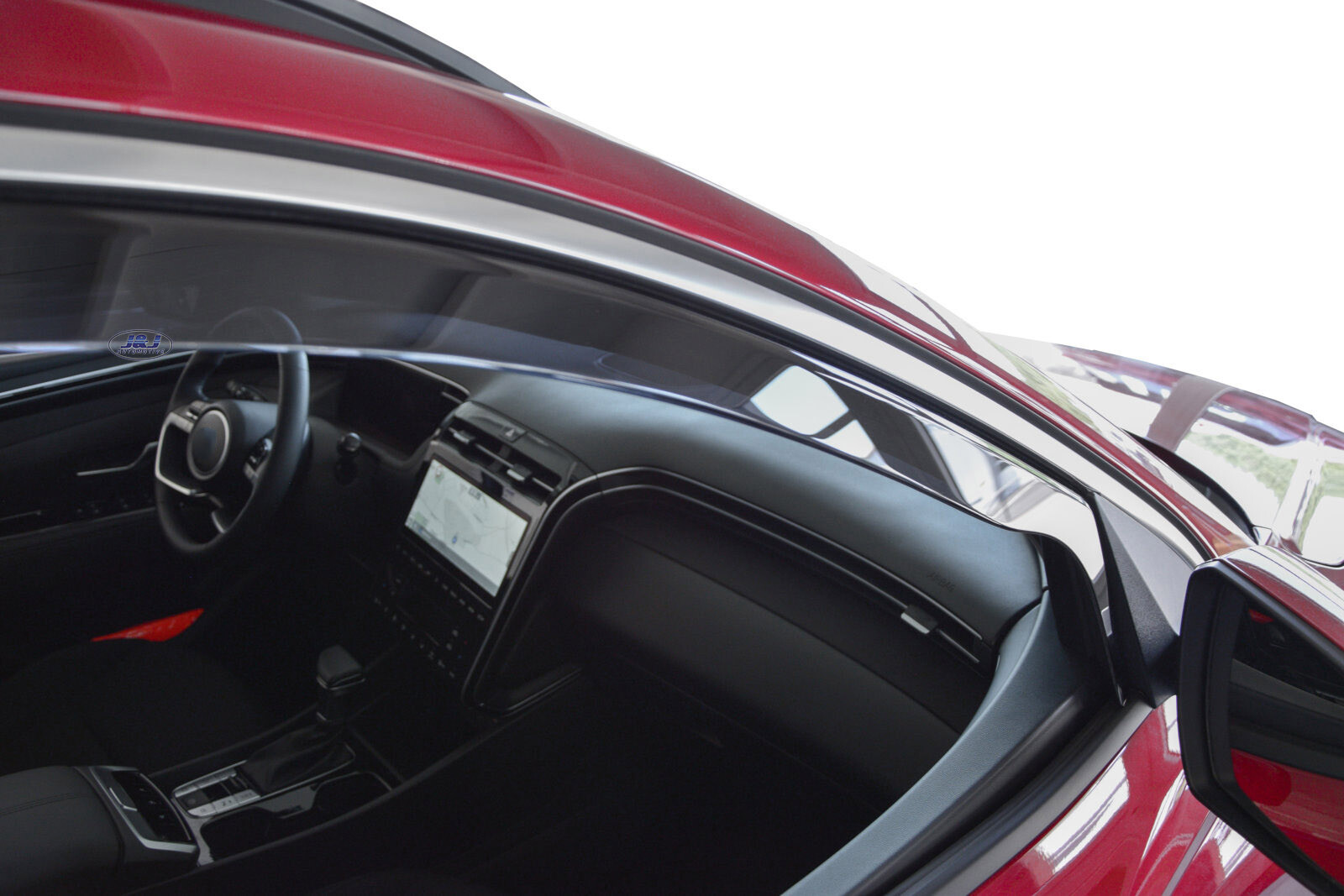 Déflecteurs d'air haut de gamme pour Hyundai Tucson 2021 2022 2023 2024 HEKO en verre acrylique
