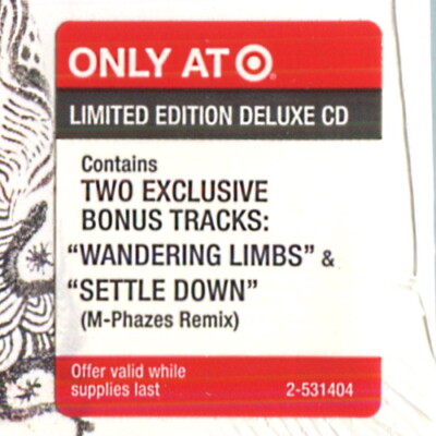 2 BONUS TRACKS---- KIMBRA Vows TARGET CD Settle Down (M-Phazes
