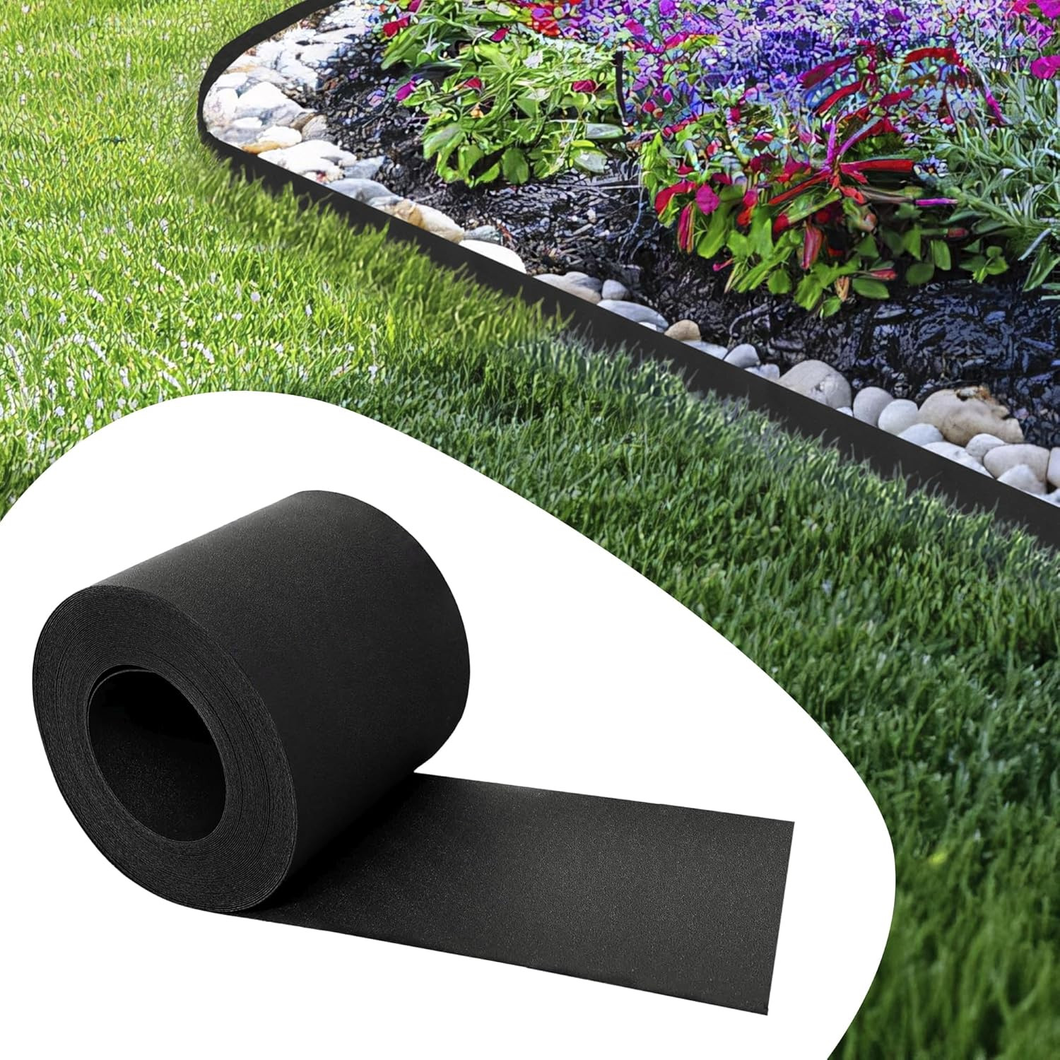 Bordura Aiuole Tapeborder 14cm x 10M | Bordo Prato Plastica Alta Qualità