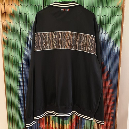 Vintage Coogi Track Jacket Mens Size 4XL Black Full Zip Heavy Weight - Picture 2 of 3