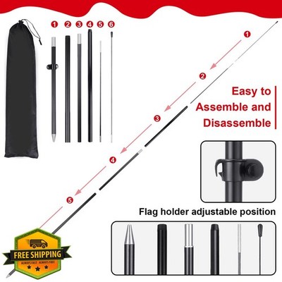 Buryeah Now Open Feather Flag Banner Red 7ft Grand Opening