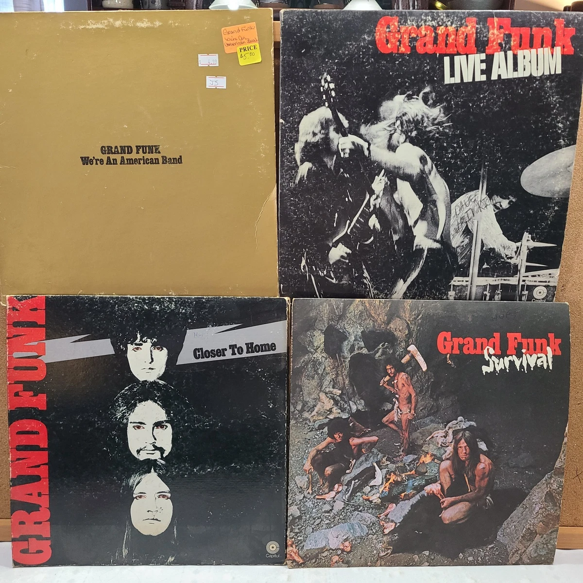 Targa Metallica Vintage 1971 Grand Funk Railroad 30,5x20,3 Cm – In Alluminio, Resistente Ai Raggi UV, Per Interni/Esterni - 2