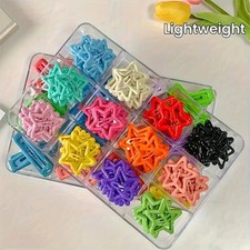 50 Pcs Star-Shaped Alloy Hair Clips Retro Hollow Hairpins Kids Hair Accessories
