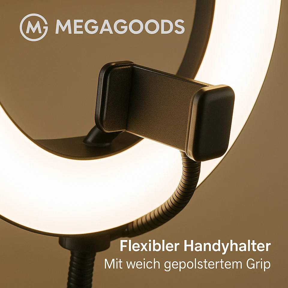 LED Selfie Ring Lamp USB Remote Control Photography Tiktok Youtube Tripod De - Image 3 of 4