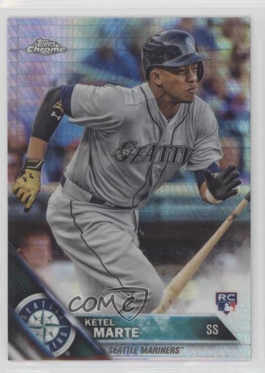 2016 Topps Chrome Prism Refractor Ketel Marte #121 4m3