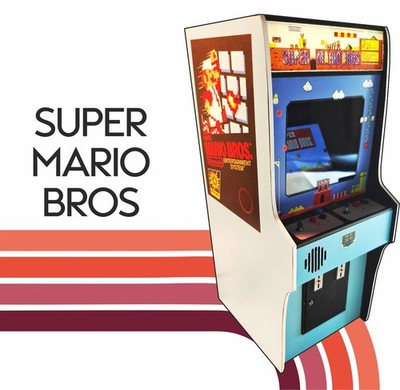 Super Mario Bros, 1/6 scale mini working arcade cabinet.