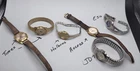 Lot of 6 Vintage Womens Wrist Watches, Timex, Helbros, Access, ESO, LTD