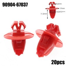 Pour Toyota pour Land Cruiser Clip de retenue moulure lot de 20 couleur