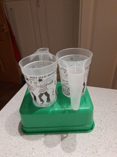 Falmouth Sea Shanty Festival 2025. Plastic Pint Glass x 2. Stacking Handles