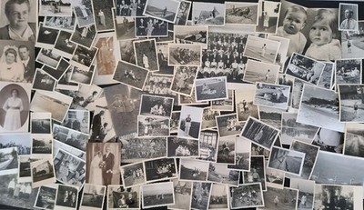 Konvolut, mehr als 100 schwarzweiß Fotos. 