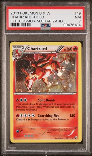 Charizard 19/113 PSA 7 Holo Cosmos Pokemon Graded Carding Rare UK