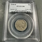 1918-D 5C Buffalo Nickel PCGS G06 (88399)