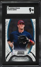 2011 BOWMAN STERLING PROSPECTS #1 BRYCE HARPER RC SGC 9