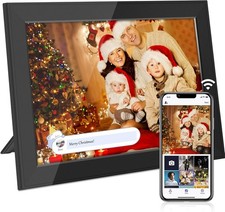 10.1 Inch WiFi Digital Picture Frame 1280 x 800 Touch Screen Video 32GB Storage