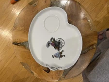 Snack plate by Hakusan Fine China Japan #9501