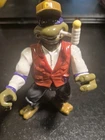 New ListingVintage 1994 TMNT Farmer Donatello Don With Pipe Turtle Figure Playmates Toy