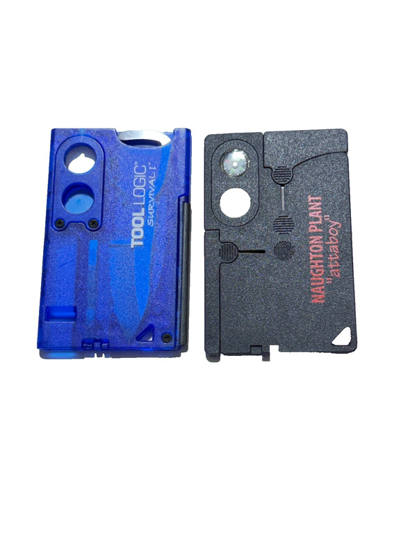 Lot of 2 Tool Logic Credit Card Multi Tools - Survival 1 - Companion