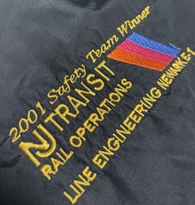 Vintage 2001 NJ Transit Rail Operations - Jacket - XXL